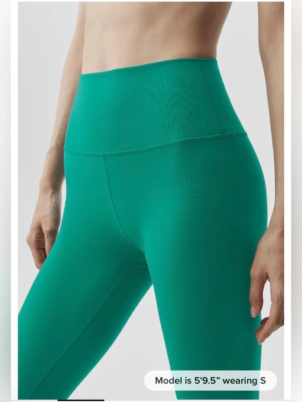 Alo Yoga 7/8 High-Waist Airbrush Legging Emerald Isle